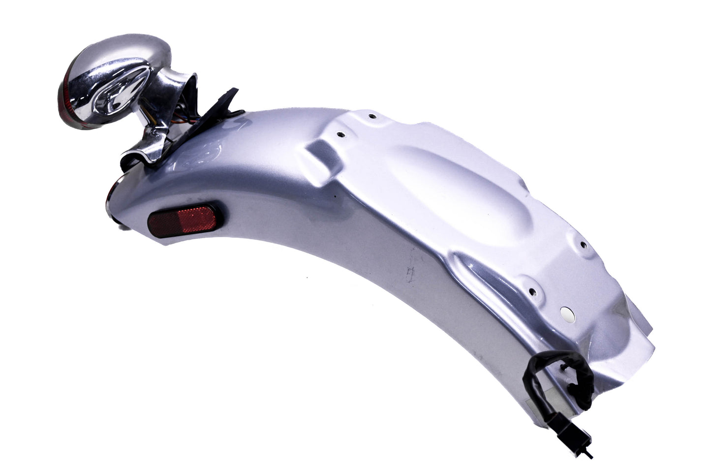 OEM Triumph T2309419 Silver Thruxton Scrambler Rear Fender Assembly