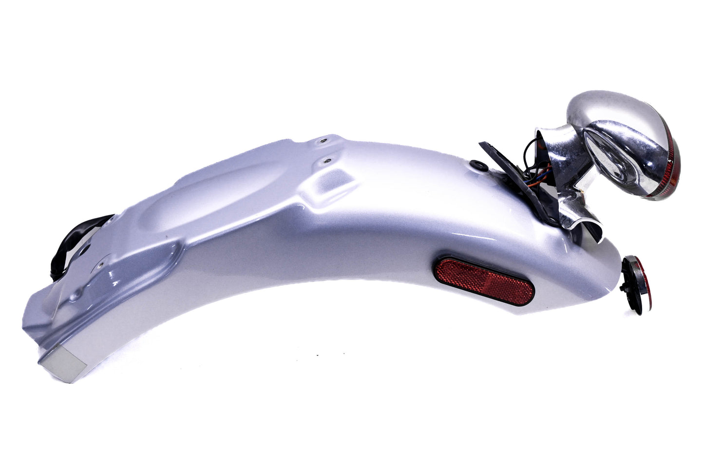 OEM Triumph T2309419 Silver Thruxton Scrambler Rear Fender Assembly