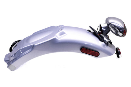 OEM Triumph T2309419 Silver Thruxton Scrambler Rear Fender Assembly