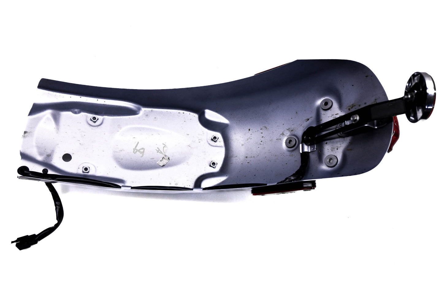 OEM Triumph T2309419 Silver Thruxton Scrambler Rear Fender Assembly