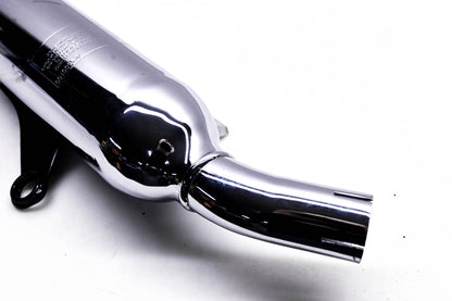 New OEM Triumph A9600100 Chrome Left Silencer Muffler NOS