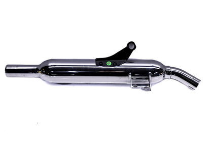 New OEM Triumph A9600100 Chrome Left Silencer Muffler NOS