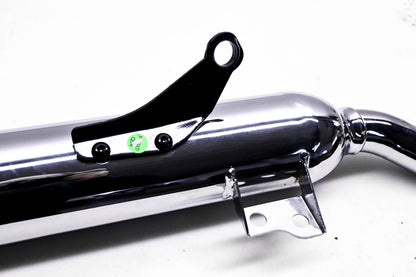 New OEM Triumph A9600100 Chrome Left Silencer Muffler NOS