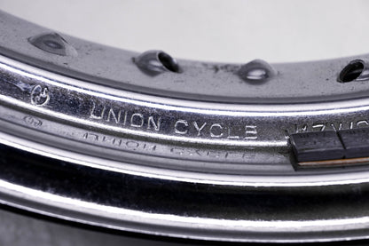 Union Cycle J 17 M/C XMT 3.50-2.6 40 Hole Rim NOS