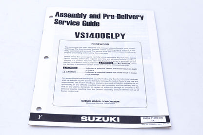 OEM Suzuki 99505-01000-03E VS1400GLPY Assembly & Pre-Delivery Service Guide