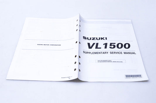 OEM Suzuki 99501-39340-03E VL1500 Supplementary Service Material
