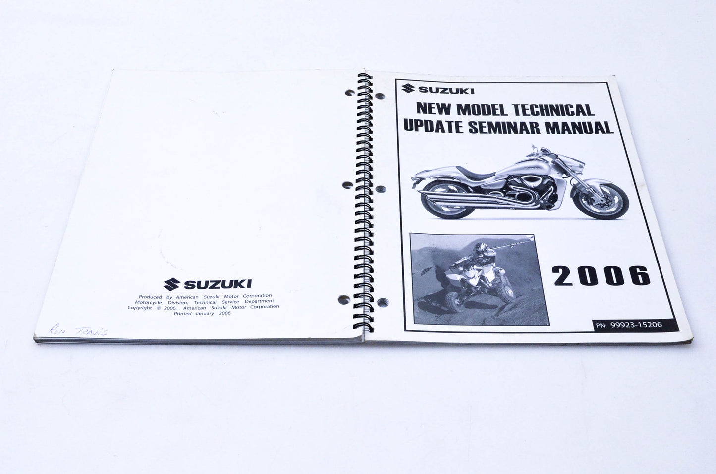 OEM Suzuki 99923-15206 2006 Technical Update Seminar Manual