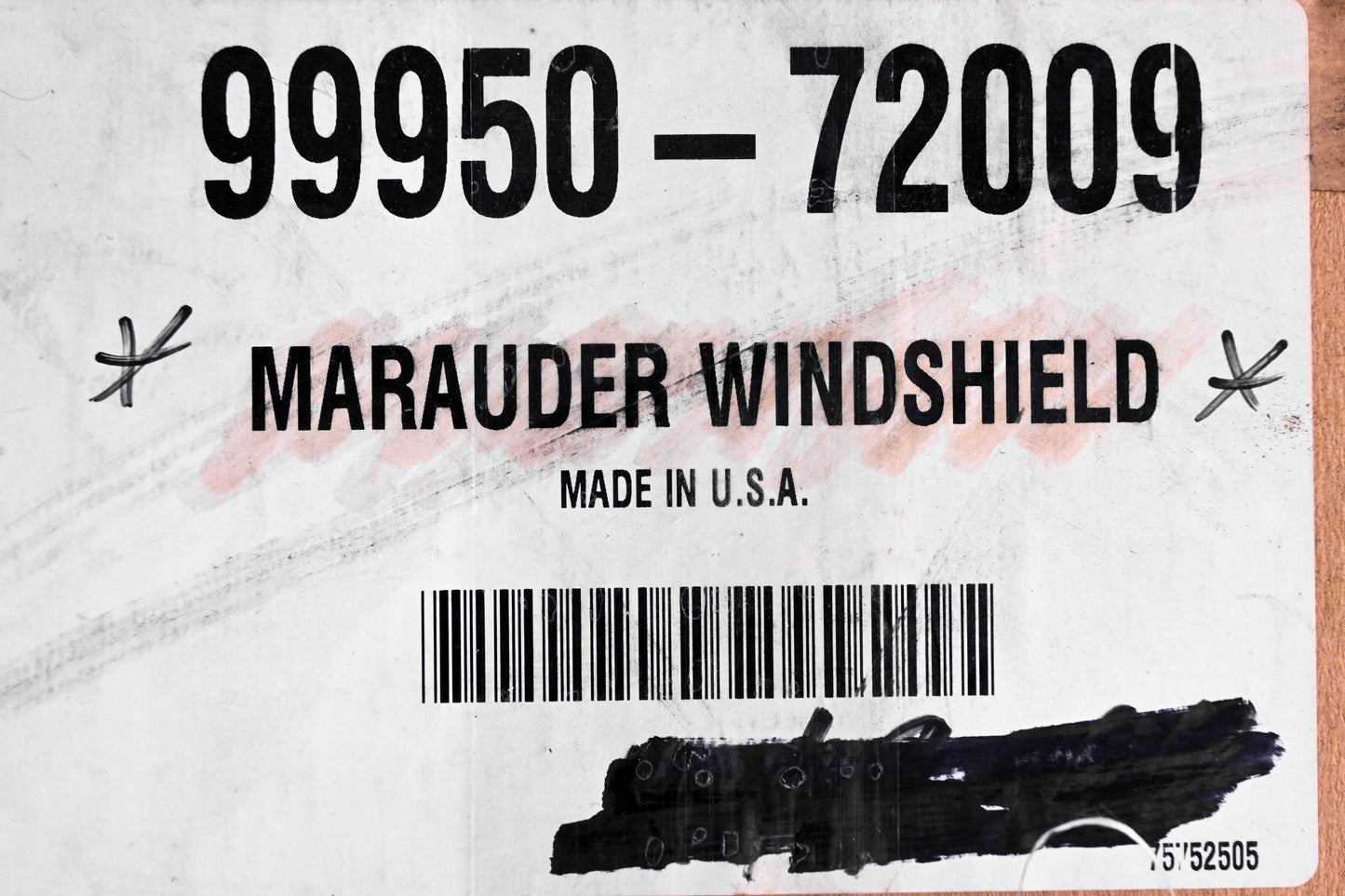 New OEM Suzuki 99950-72009 Marauder Windshield Kit NOS