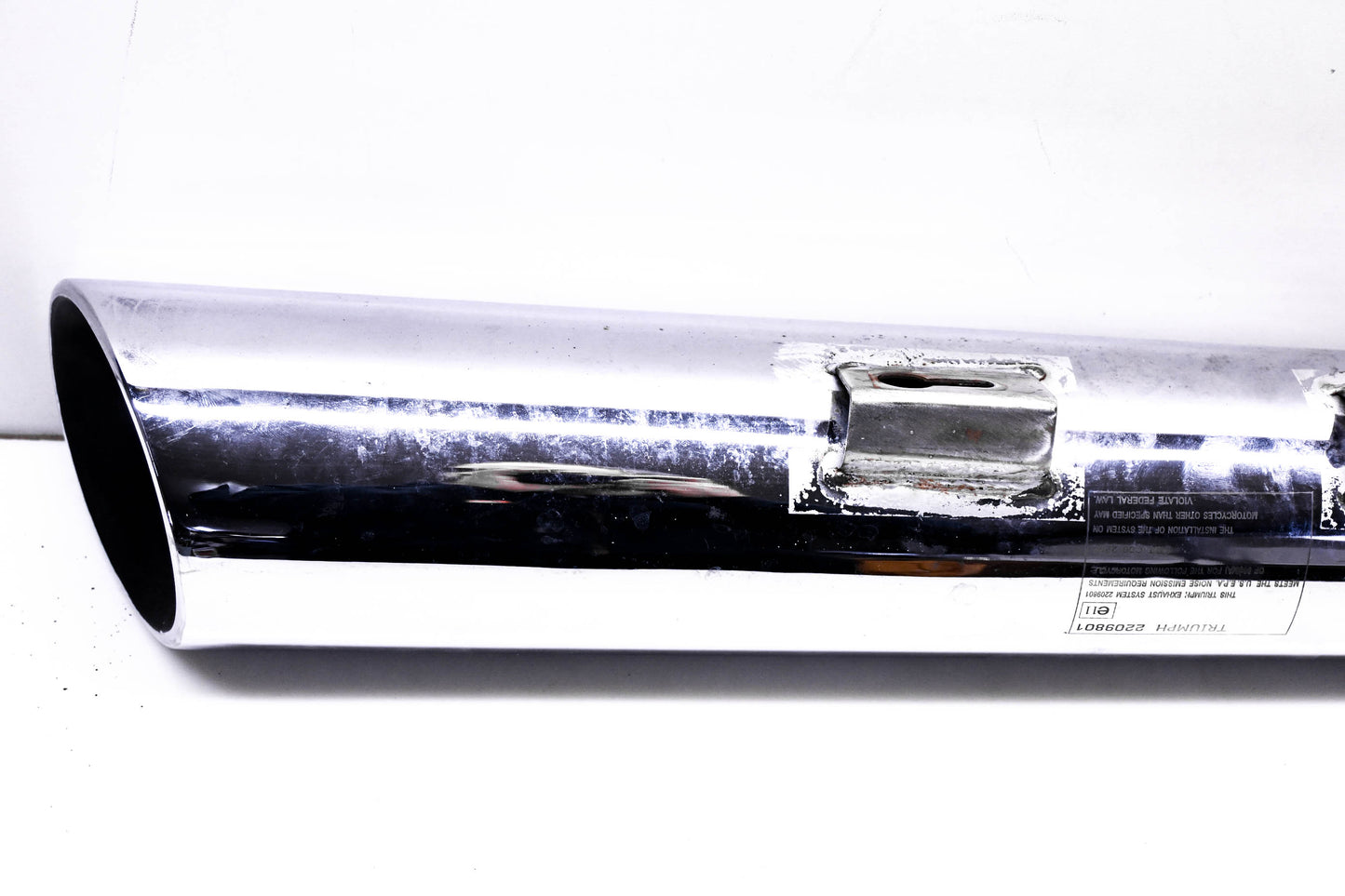 OEM Triumph T2209801 Left Exhaust Silencer Muffler