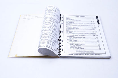OEM Suzuki 99923-15203 2003 Technical Update Seminal Manual