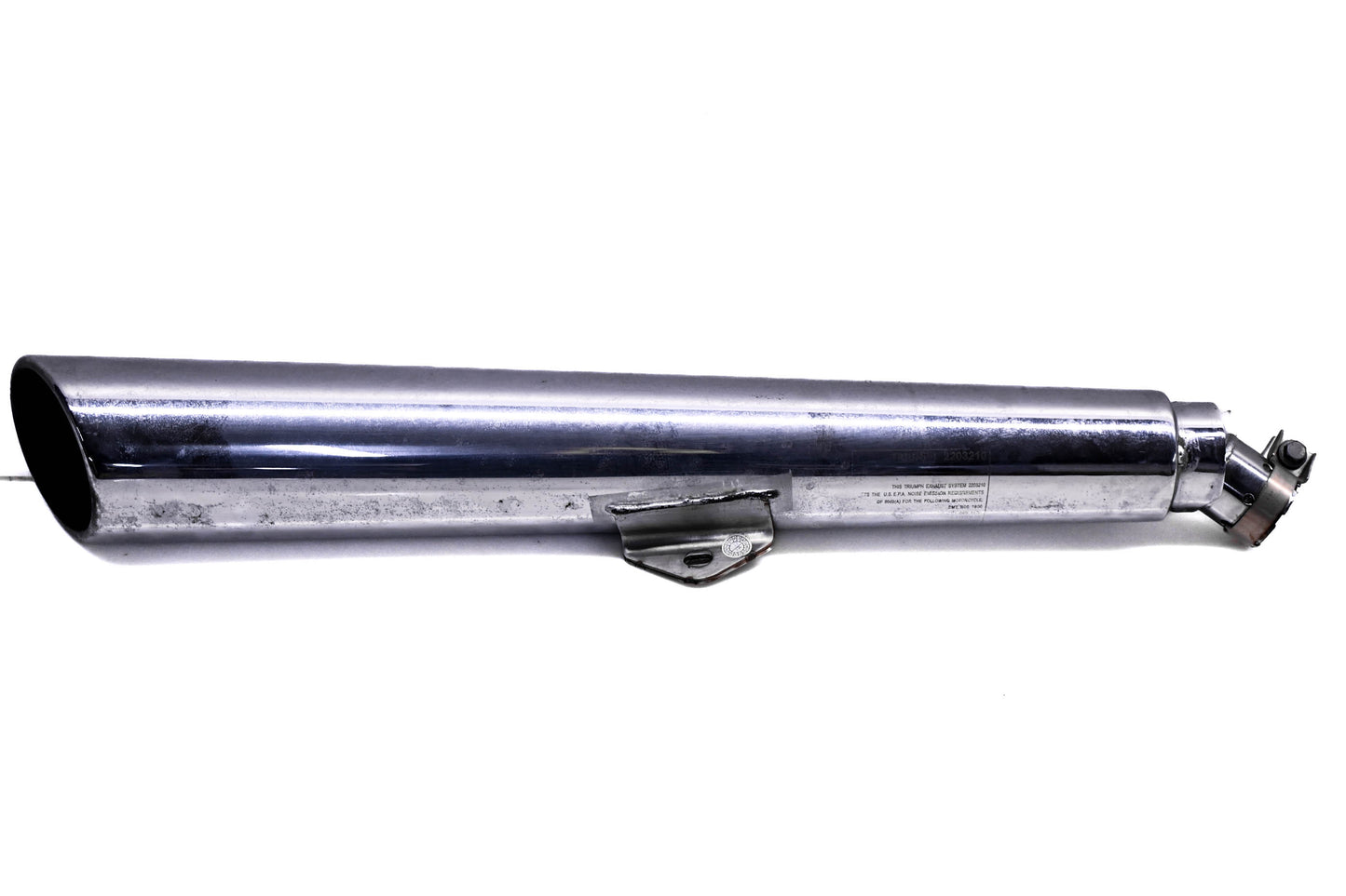 OEM Triumph T2203210 Right Exhaust Silencer Muffler