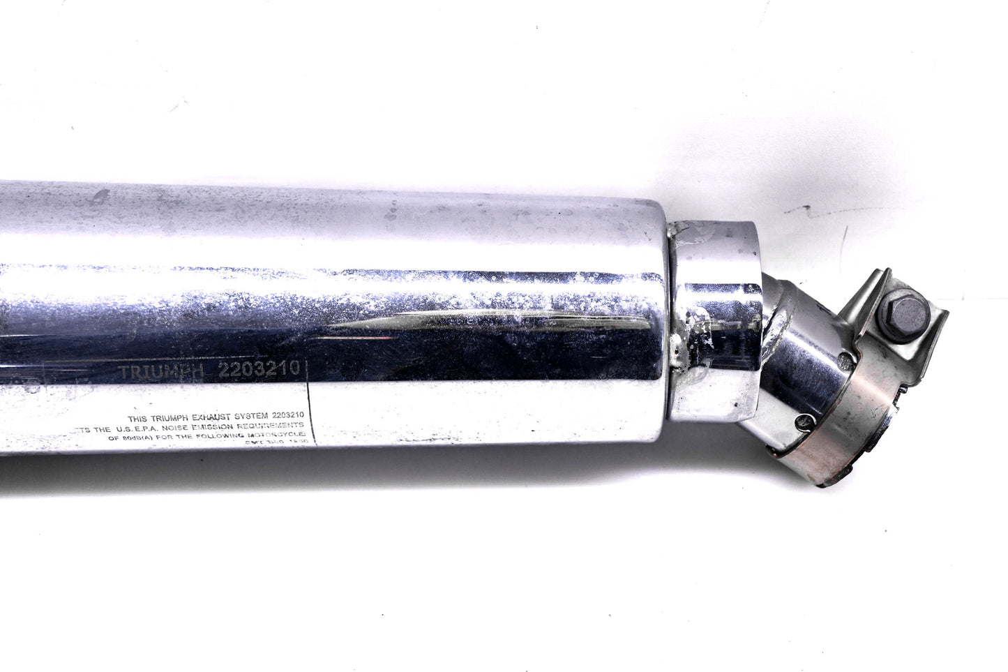 OEM Triumph T2203210 Right Exhaust Silencer Muffler