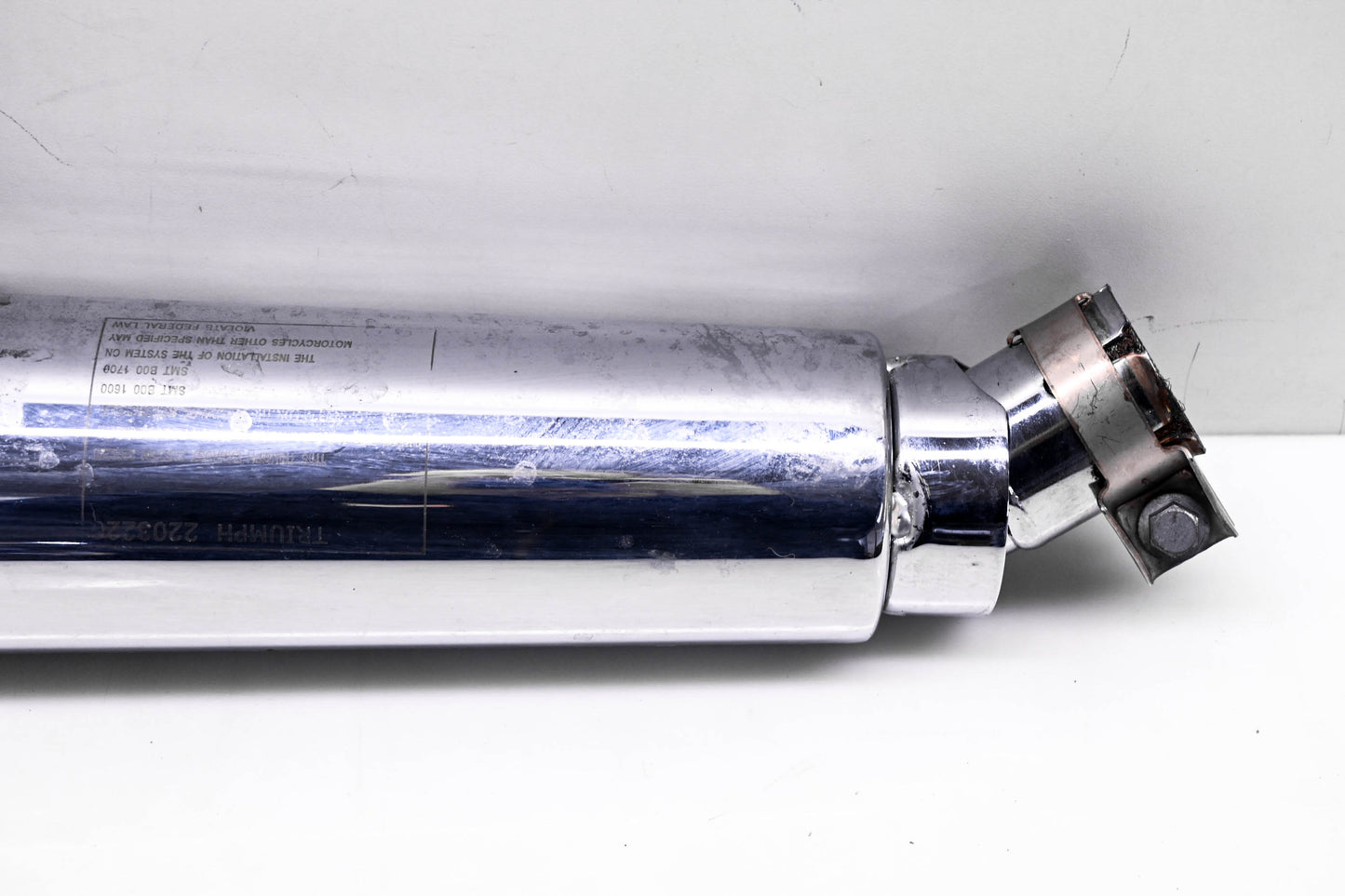 OEM Triumph T2203220 Left Exhaust Silencer Muffler