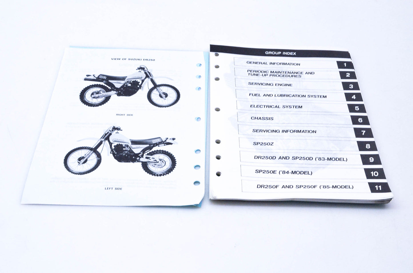 OEM Suzuki 99500-42002-03E DR250 Service Manual
