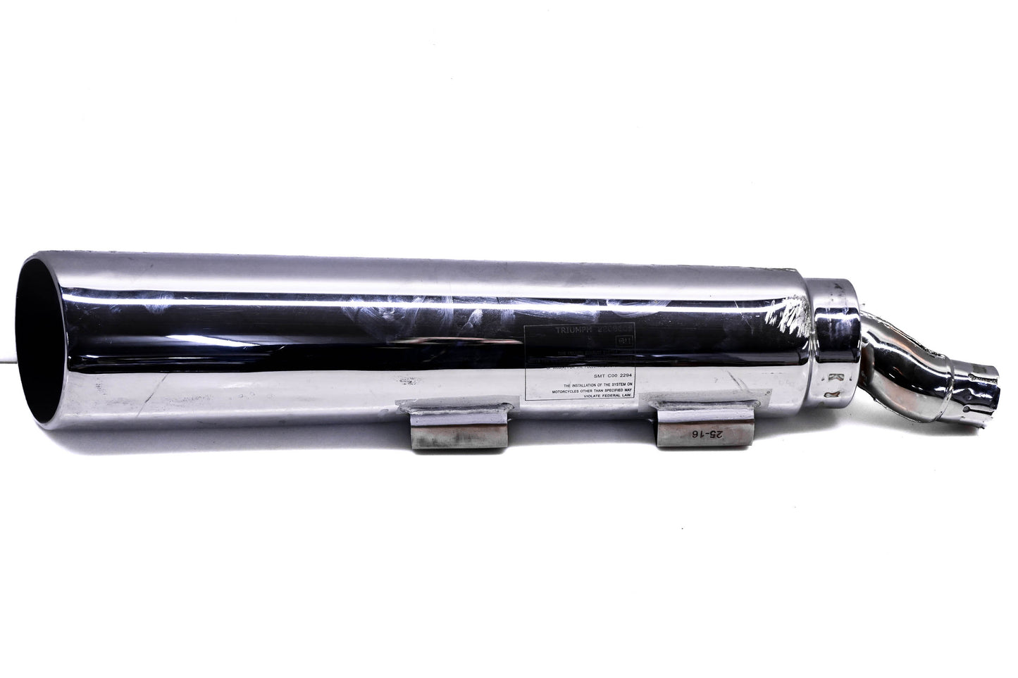 OEM Triumph T2209802 Right Exhaust Silencer Muffler