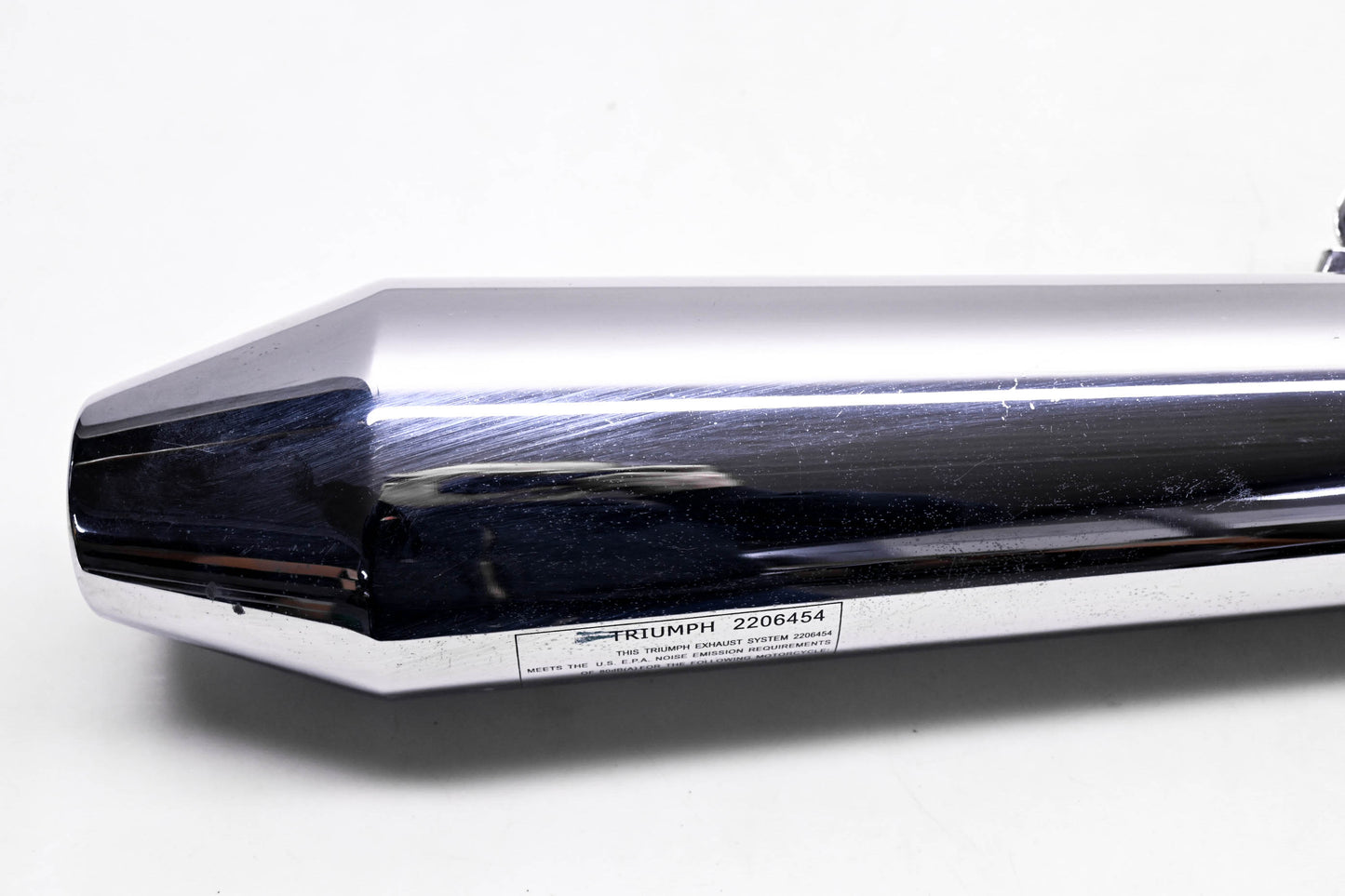 OEM Triumph T2206454 Right Exhaust Silencer Muffler