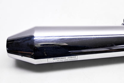 OEM Triumph T2206454 Right Exhaust Silencer Muffler