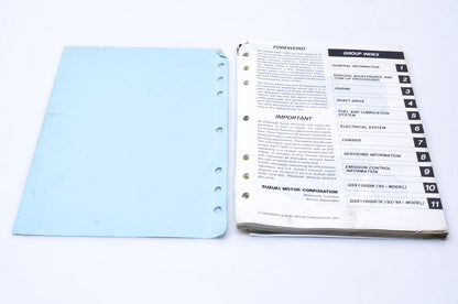 OEM Suzuki 99500-39103-03E GSX1100G Service Manual