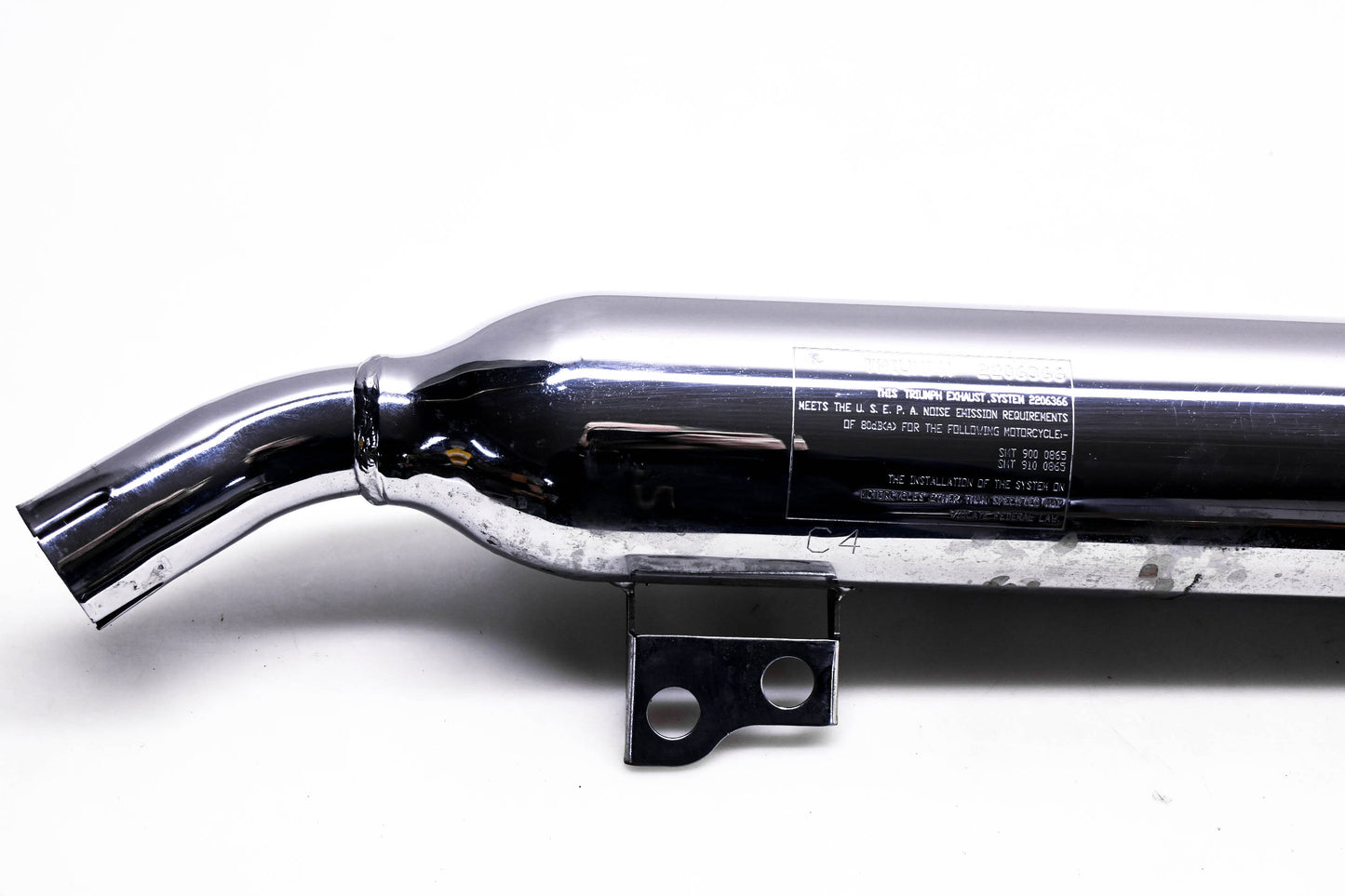 OEM Triumph T2206366 Left Exhaust Silencer Muffler