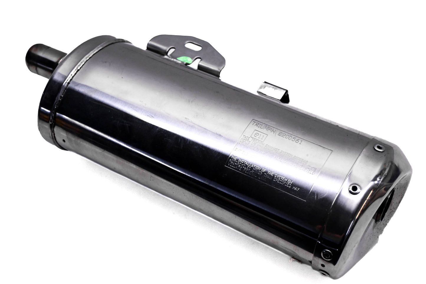 OEM Triumph T2200561 Right Exhaust Silencer Muffler