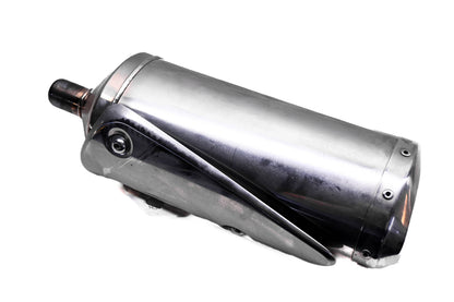 OEM Triumph T2200561 Right Exhaust Silencer Muffler With Heat Shield