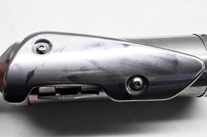 OEM Triumph T2200561 Right Exhaust Silencer Muffler With Heat Shield