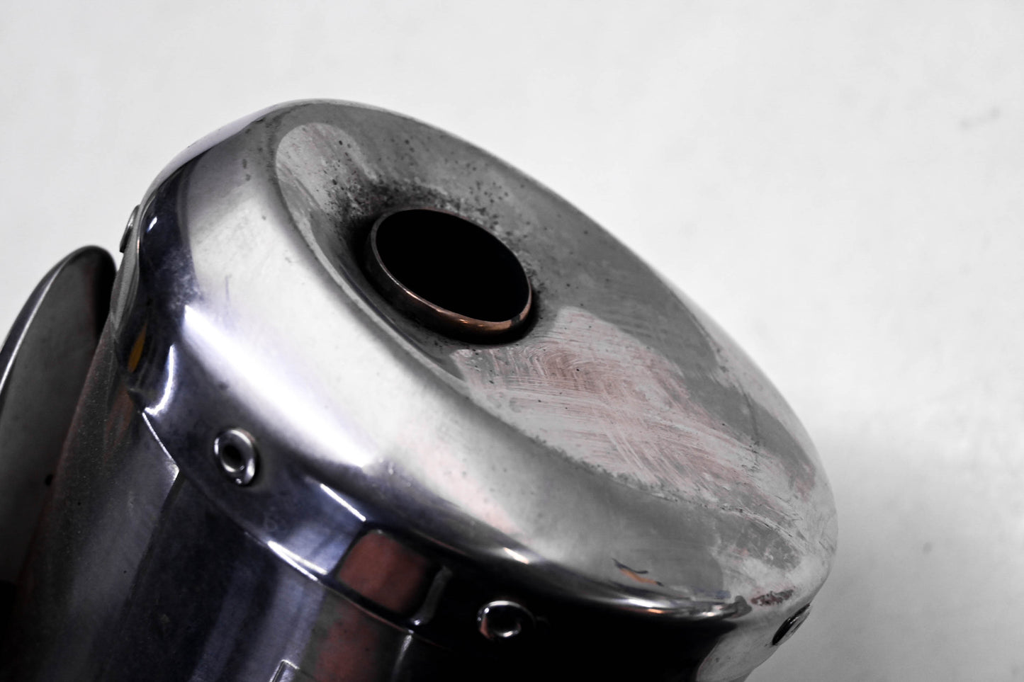 OEM Triumph T2200561 Right Exhaust Silencer Muffler With Heat Shield