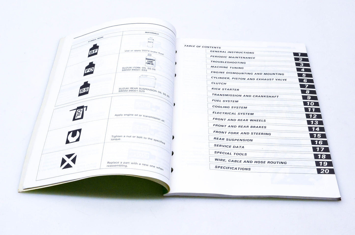 OEM Suzuki 99011-05D57-03A RMX250 Owner's Service Manual