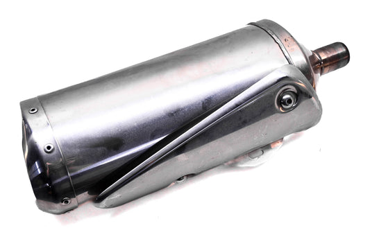 OEM Triumph T2200562 Left Exhaust Silencer Muffler With Heat Shield