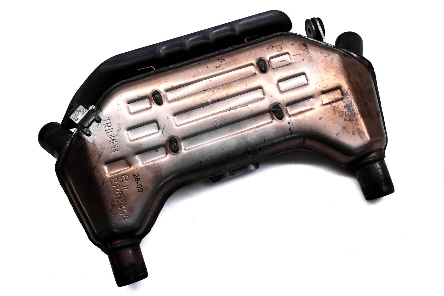 OEM Triumph T2202400 Exhaust Collector Catalyst Box