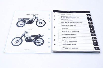 OEM Suzuki 99500-41001-03E DR125 Service Manual