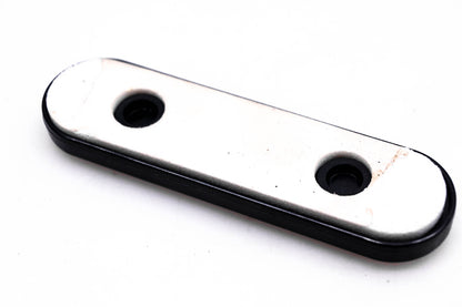 Aftermarket 02 4012 Oval 1"x3.75" Red Reflector Flat Back Plate