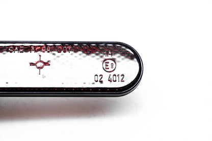 Aftermarket 02 4012 Oval 1"x3.75" Red Reflector Flat Back Plate