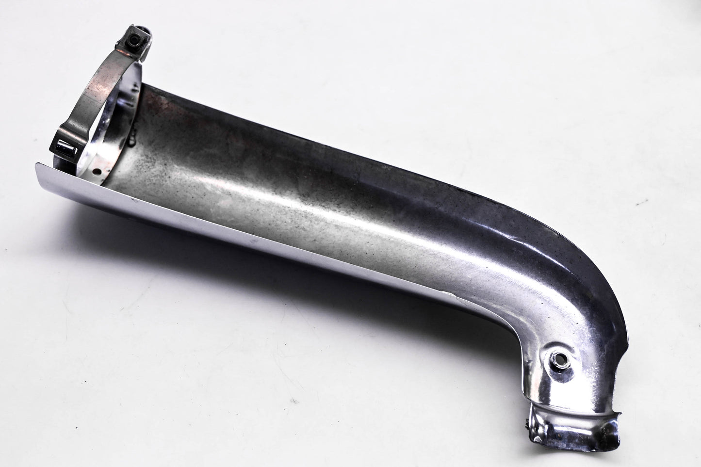 OEM Triumph T2209830, T2209840, T3050303 Chrome Right Silencer Cover Assembly