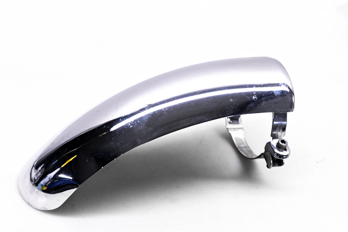 OEM Triumph T2209820, T2209840, T3050303 Chrome Left Silencer Cover Assembly
