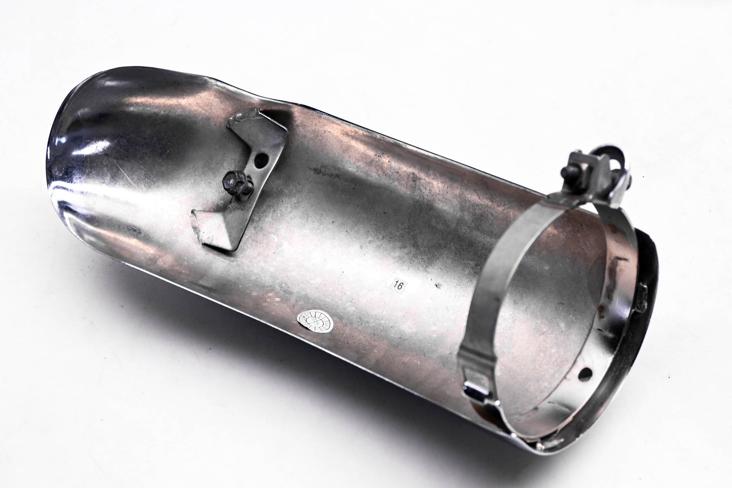 OEM Triumph T2209820, T2209840, T3050303 Chrome Left Silencer Cover Assembly