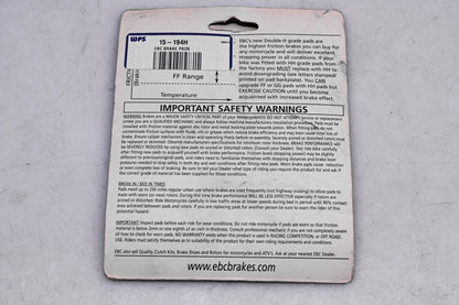 EBC FA194HH Brake Pad Kit NOS