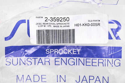 Sunstar 2-359250, 3592, H01-KK0-00SR Sprocket 50T NOS