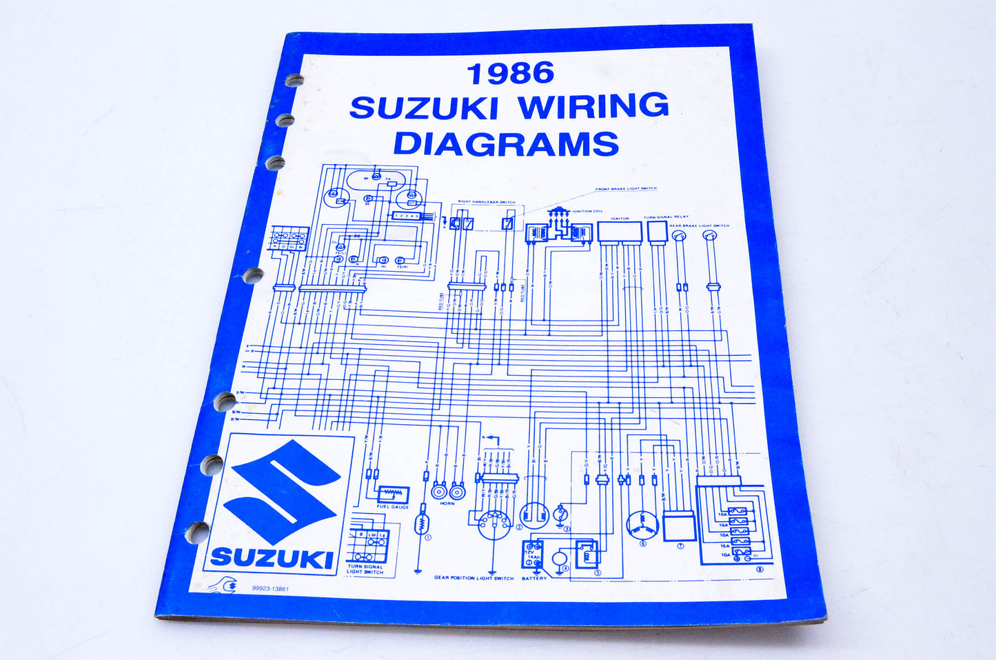 OEM Suzuki 99923-13861 1986 Suzuki Wiring Diagrams