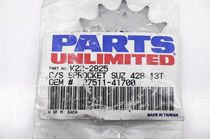 Parts Unlimited K22-2825, 27511-41700 Sprocket 13T NOS