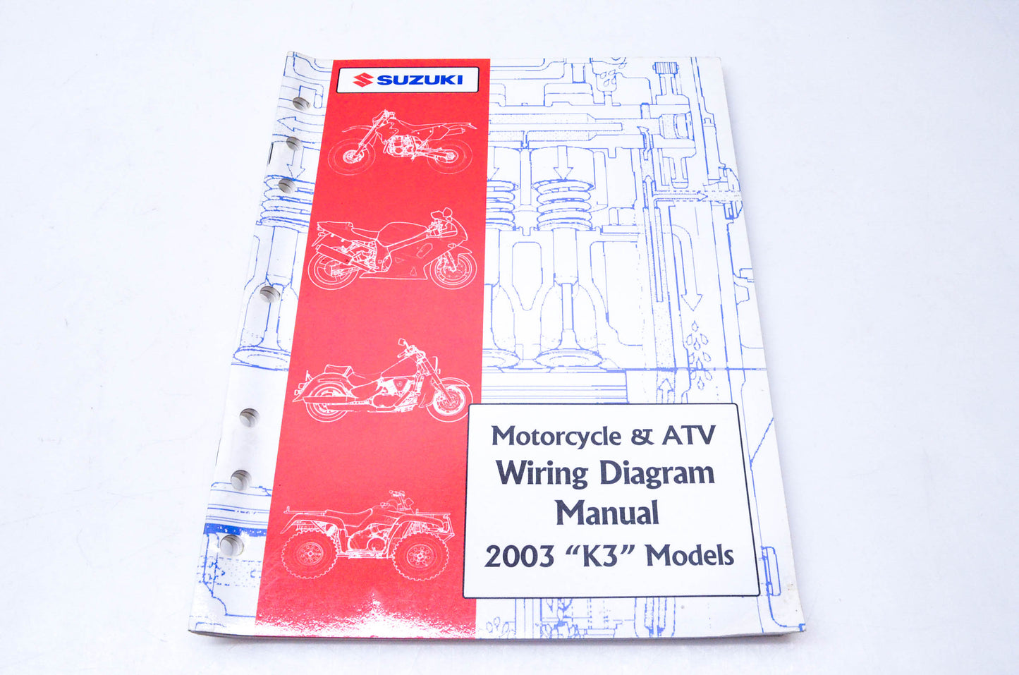 OEM Suzuki 99923-54003 2003 "K3" Models Wiring Diagram Manual