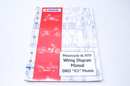 OEM Suzuki 99923-54003 2003 "K3" Models Wiring Diagram Manual
