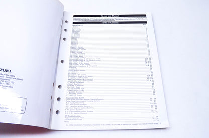 OEM Suzuki 99923-54003 2003 "K3" Models Wiring Diagram Manual