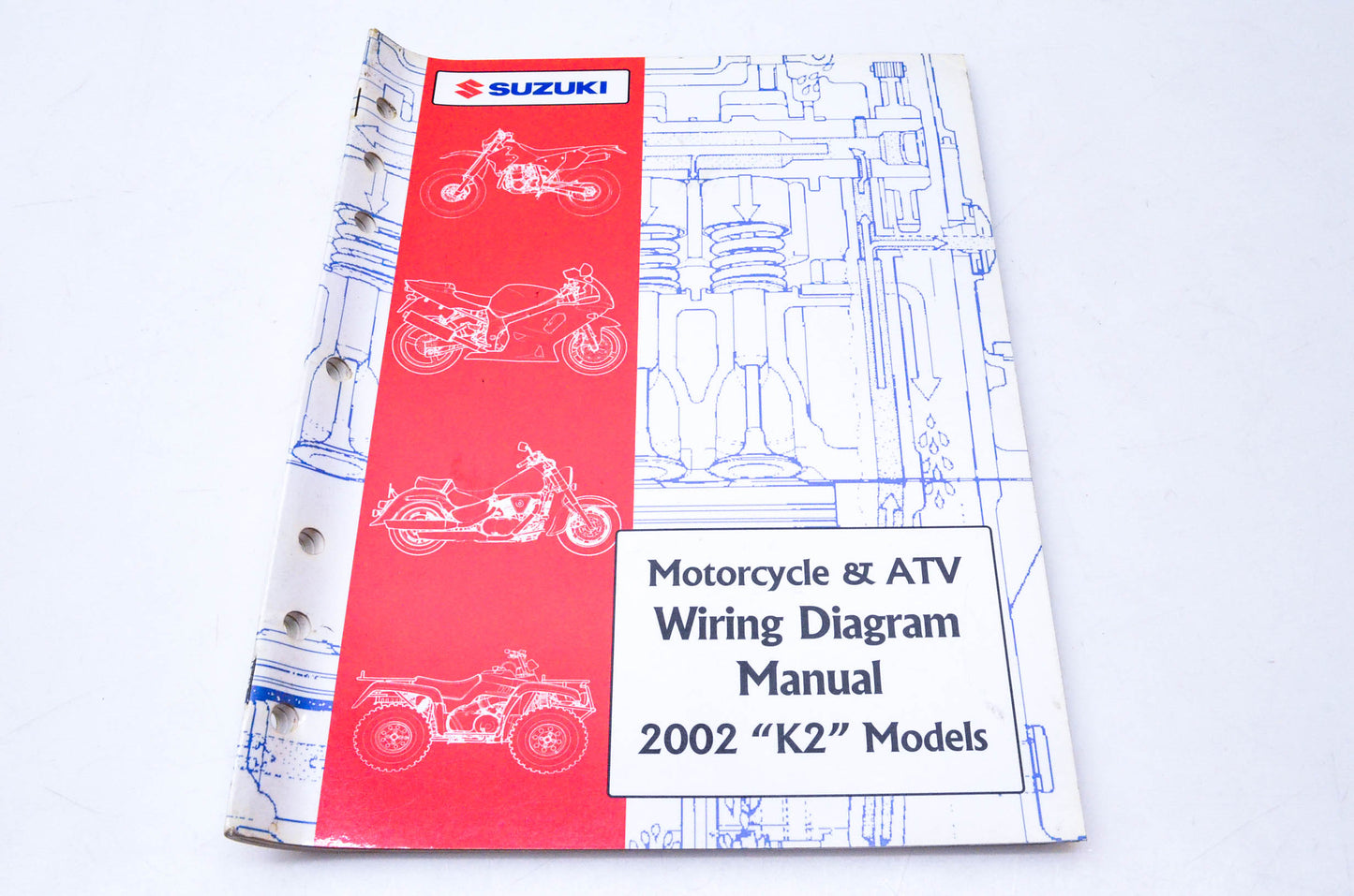 OEM Suzuki 99923-54002 2002 "K2" Models Wiring Diagram Manual