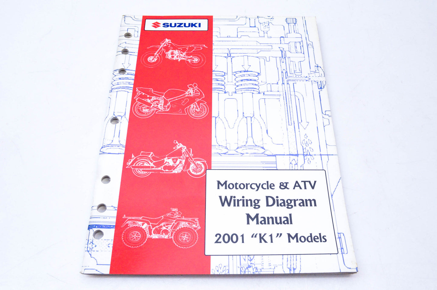 OEM Suzuki 99923-54001 2001 "K1" Models Wiring Diagram Manual