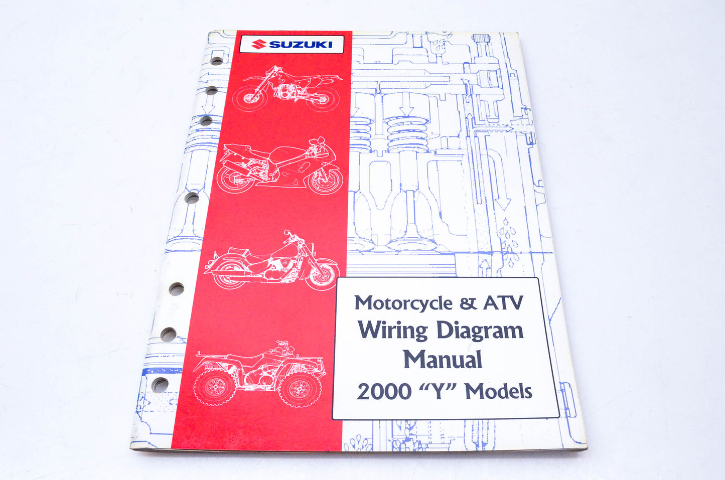 OEM Suzuki 99923-54000 2000 "Y" Models Wiring Diagram Manual