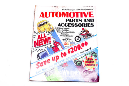 J.C. Whitney 346D, 351A, 359D Lot Of 3 Automotive Parts & Accessories Magazines