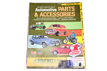 J.C. Whitney 346D, 351A, 359D Lot Of 3 Automotive Parts & Accessories Magazines