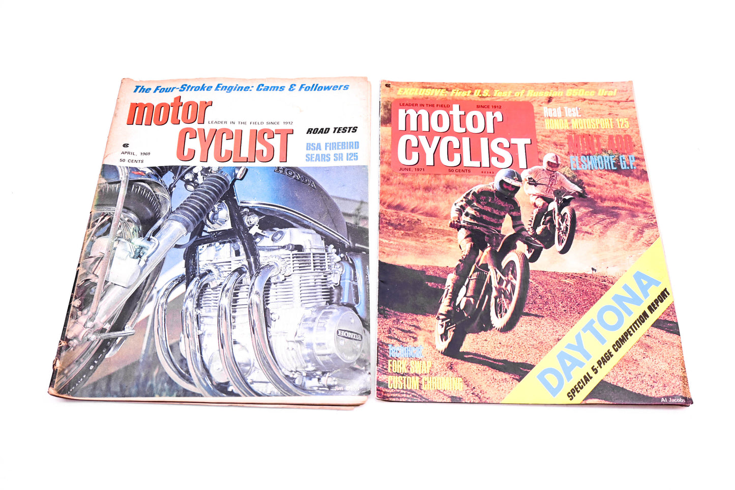 Motor Cyclist 864, 888 April 1969 & June 1971 Magazines