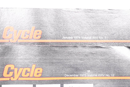 Cycle XXIV-12, XXV-1 December 1973 & January 1974 Magazines